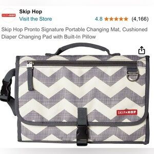 Skip Hop Pronto Signature Portable Changing Mat, Cushioned Diaper Changing Pad
